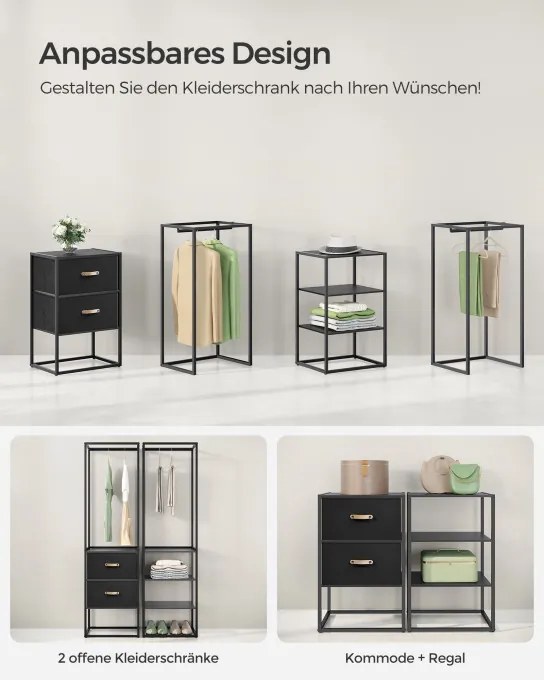 Otvorená šatníková skriňa RGR003B56