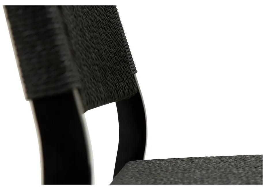 Čierna jedálenská stolička DAN-FORM Denmark Loop