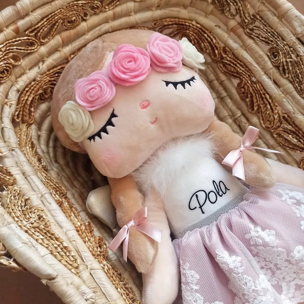 Prútený nosič pre bábiky - košík