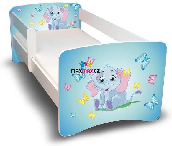 MAXMAX Detská posteľ 180x80 cm bez šuplíku - sloník II 180x80 pre všetkých NIE