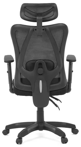 Autronic BONTEC Kancelárska stolička, synchrónny mechanizmus, čierna sieťovina, KA-R215 BK Farba: Čierna