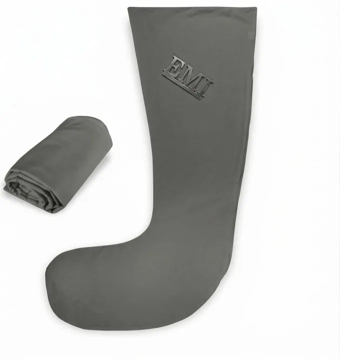 Farebné obliečky na tehotenský vankúš Marsolux EMI, sivá