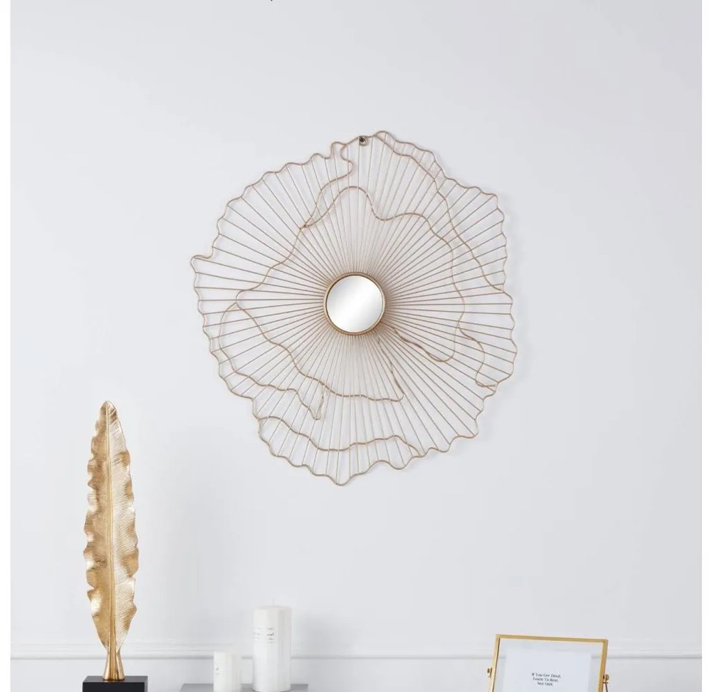 Eglo 425032 - Nástenné zrkadlo ESASHI 59x65 cm zlatá 425032