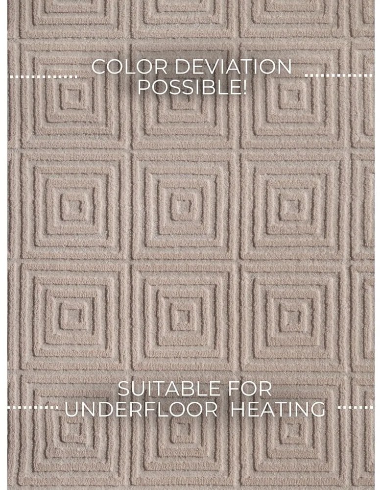 Béžový behúň 80x240 cm Perles Tourmaline – Elle Decoration