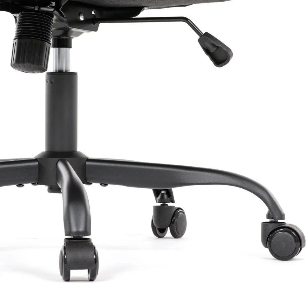 Kancelárske kreslo PEDRO — ekokoža, čierna