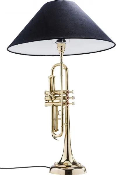 KARE DESIGN Stolná lampa Trumpet Jazz zlatá