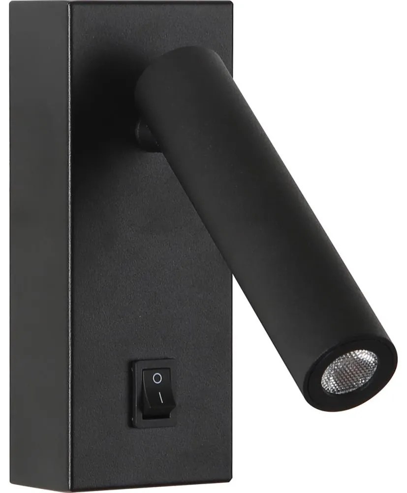 Brilagi - LED Nástenné bodové svietidlo MAYA LED/3W/230V 4000K čierna BG1055
