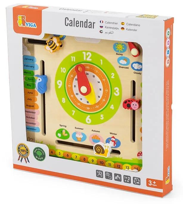 Drevený kalendár pre deti Viga