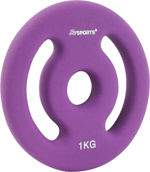 Sada liatinových diskov ScSPORTS, 2 x 1 kg