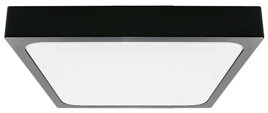 LED Kúpeľňové stropné svietidlo LED/30W/230V 4000K IP44 42x42 cm čierna