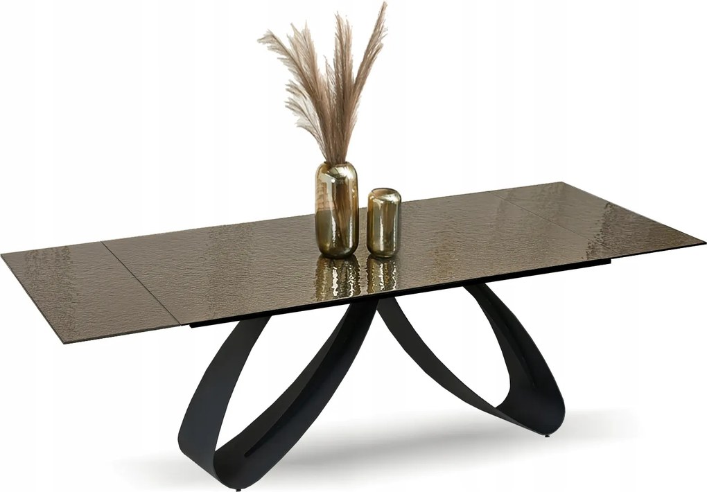 Jedálenský stôl Prego (zlatá čierna)