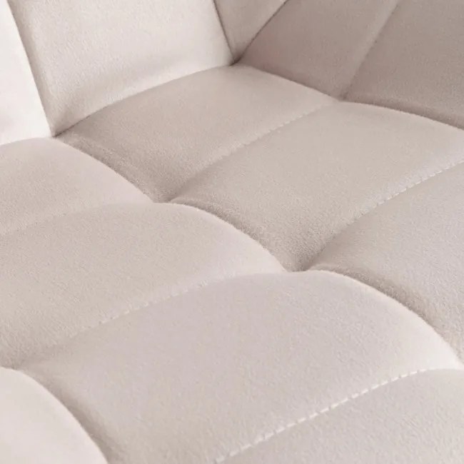 Jedálenská stolička NORMAN zamatová, béžová