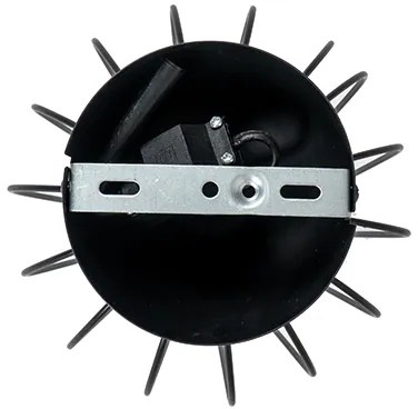 Moderné stropné svietidlo čierne drôtené - Palica