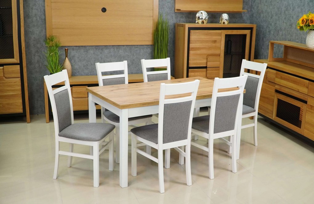 Stima jedálenská stolička VITO Vyberte odtieň dreva / látky ->: Tmavo hnedá / BOSS Camel v.7