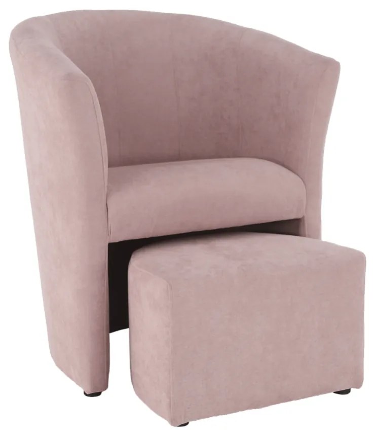 Kreslo s taburetom ROSE Tempo Kondela