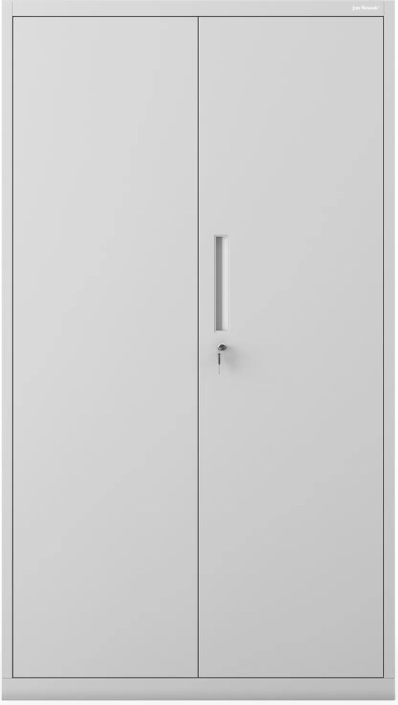 Kovová modulárna multifunkčná skriňa na podstavci sivá MEGAN 1600 x 900 x 400 mm