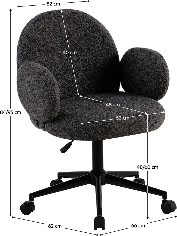 Kancelárske kreslo Trio (sivá + čierna). Vlastná spoľahlivá doprava až k Vám domov. 1119531