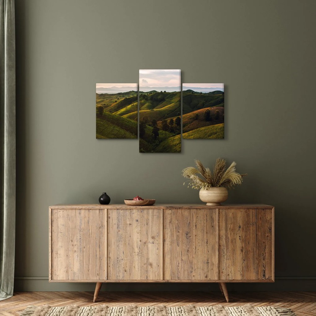 Obraz - Výhľad na thajské kopčeky (90x60 cm)