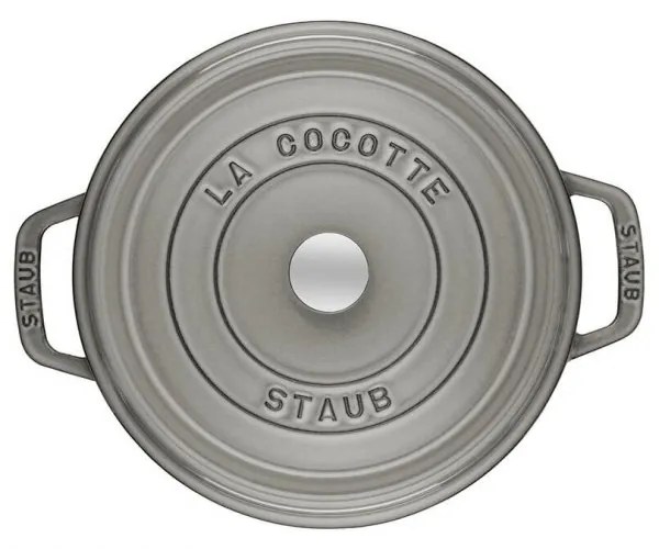 Staub Cocotte hrniec okrúhly 18 cm/1,7 l sivý, 1101818