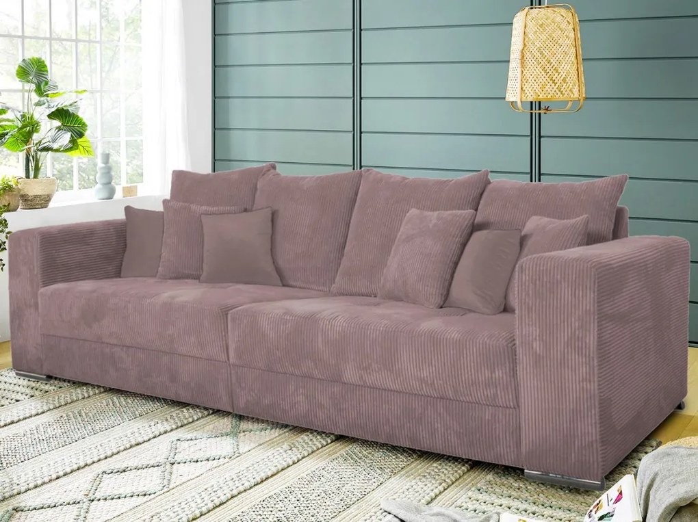 Pohovka Richard, svetlo ružová látka