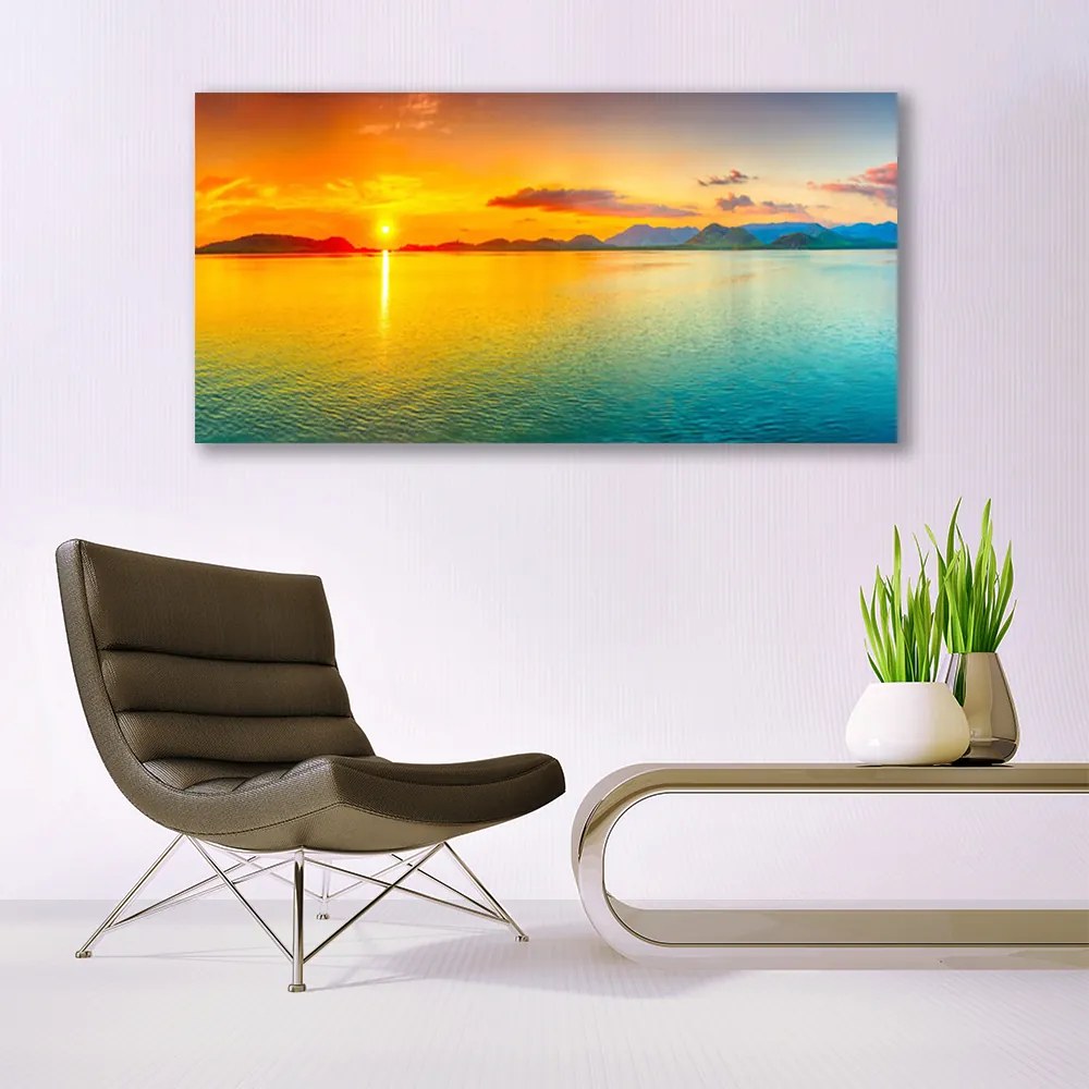 Obraz plexi More slnko krajina 120x60 cm