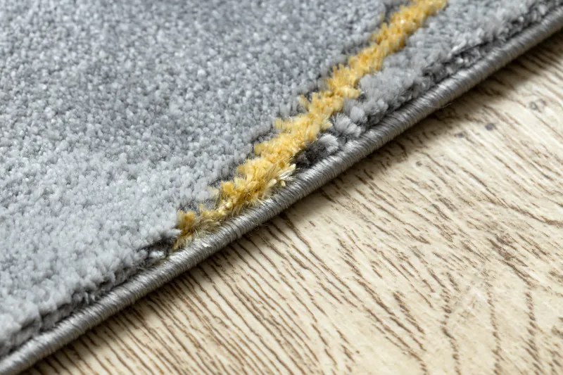 Dywany Łuszczów, Kusový koberec Emerald 1022 grey and gold, 180x270, šedá, chodba / predsieň