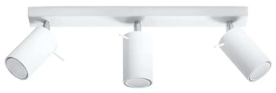 Sollux SL.0089 - Bodové svietidlo RING 3 3xGU10/10W/230V biela