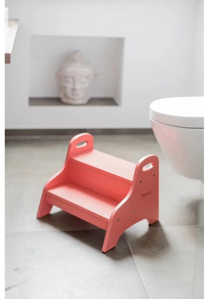 Svetločervený stupienok Dusky Pink – Kindsgut