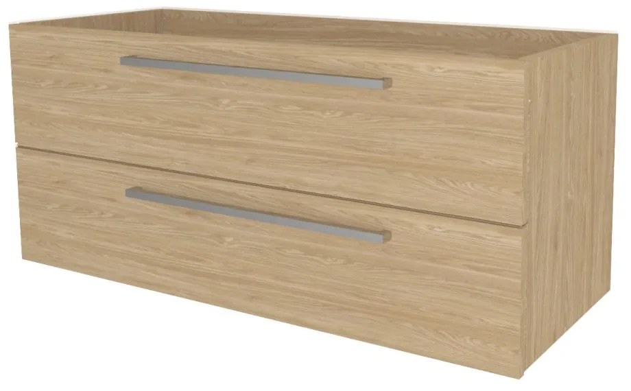 Mereo Bino, kúpeľňová skrinka 121 cm, Multidecor, Dub olejovaný, MER-CN693SDUO1