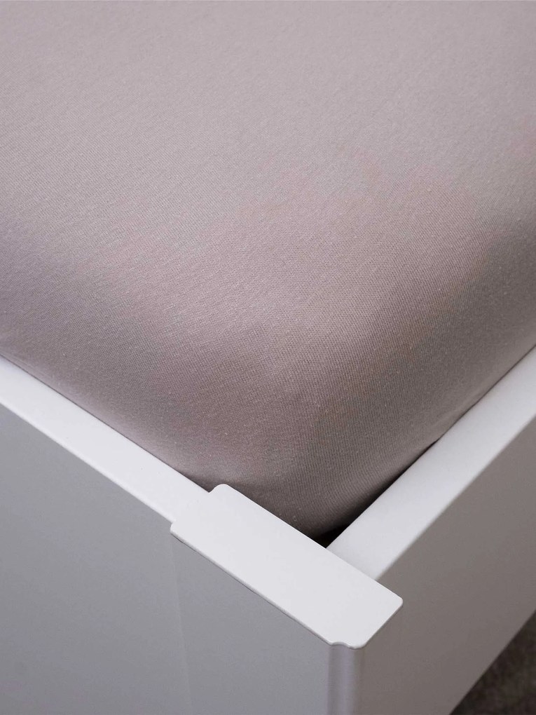Jersey plachta do postieľky Classic 70 x 140 cm – cappuccino