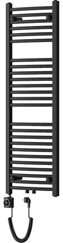 Mexen Ares, elektrické vykurovacie teleso 1200x400 mm + vykurovacia tyč 400 W, čierna, W102-1200-400-6400-70