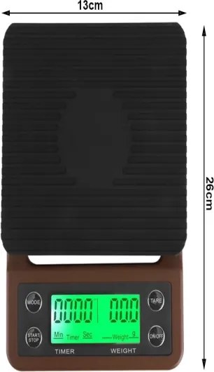 Digitálna kuchynská váha na kávu do 5 kg