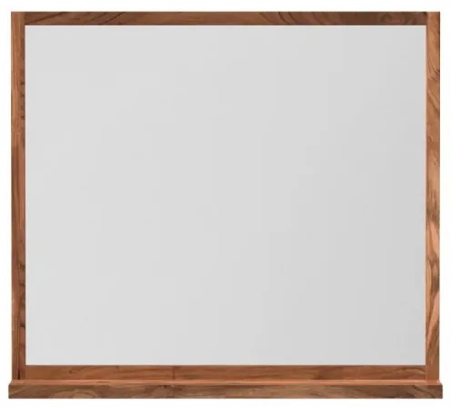 furniture-nabytek.cz - Masívne zrkadlo Sydney z akáciového dreva, lakované, hnedé – 93×15×75 cm