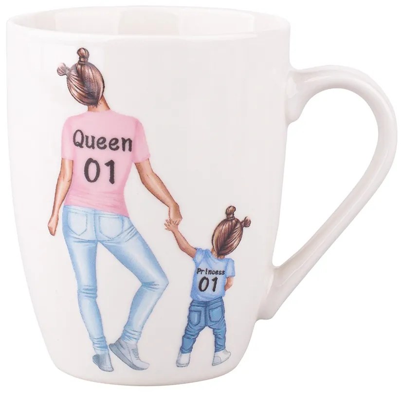 Altom Porcelánový hrnček Queen - girl, 300 ml
