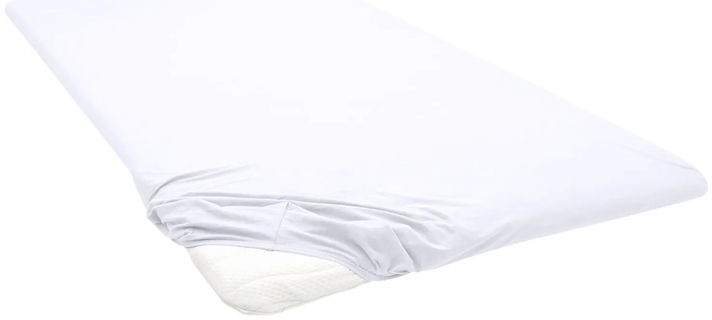 Biberna Napínacia plachta na vrchný matrac (biela, 140 – 160 x 200 cm)  (100227070)