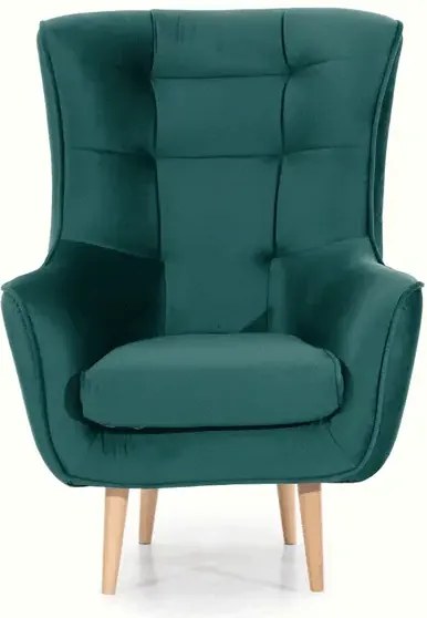 Moderné kreslo ARTUR, horčicová (Monolith 48)