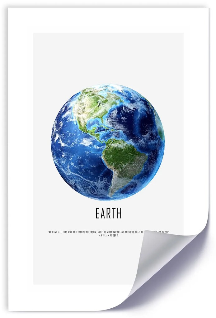 Gario Plagát Planéta Zem Farba rámu: Bez rámu, Rozmery: 20 x 30 cm
