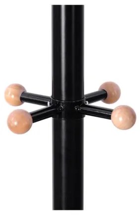 Stojanový vešiak LINEA čierny