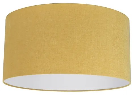 Tienidlo na lampu z látky žlté 50/50/25