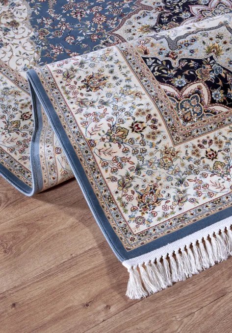Koberec Villeroy & Boch Kollektion 1870 Etienne svetlomodrý / krémový