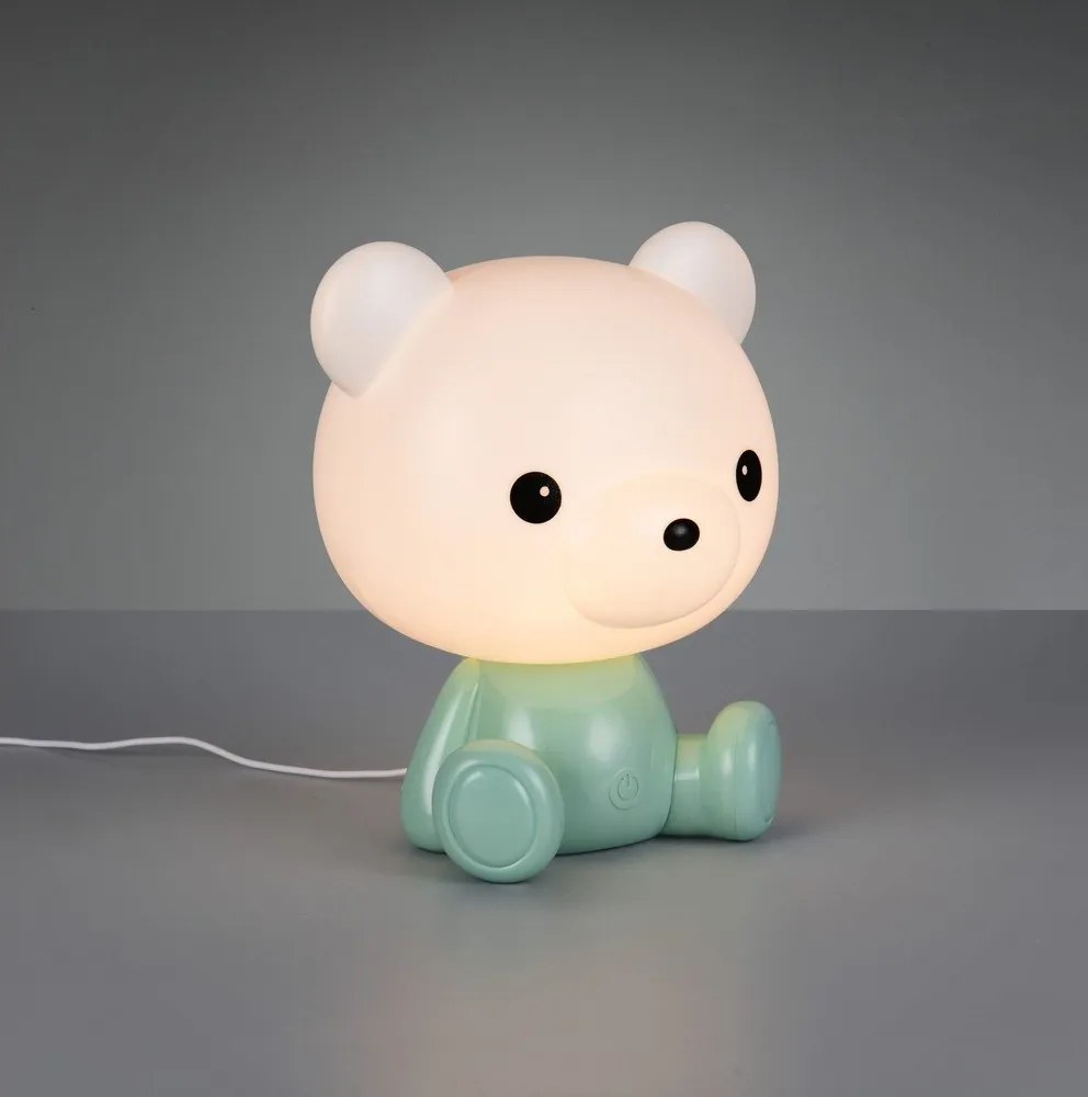 Zelená detská lampička Cutie – Reality