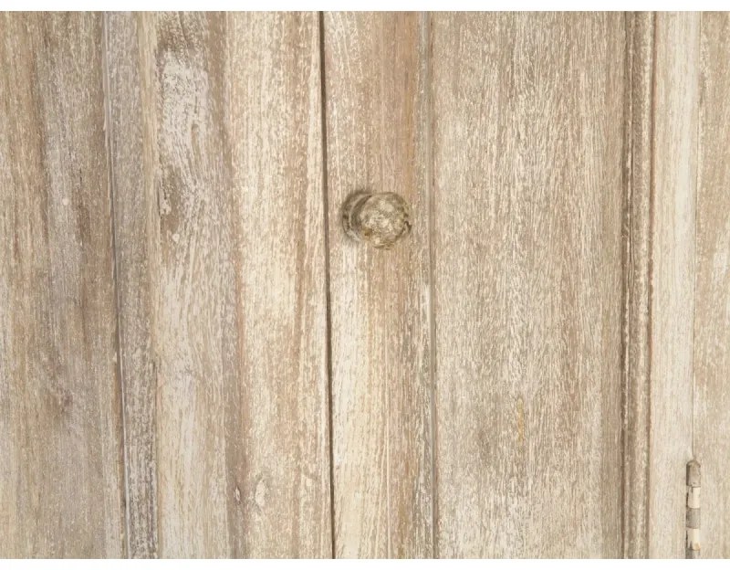 furniture-nabytek.cz - Masívna vysoká komoda do koupelne Patina z mangového dreva, lakovaná, prírodná – 48×33×130 cm