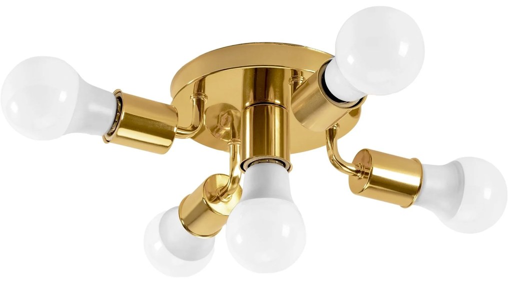 Stropné svietidlo Refel zlaté