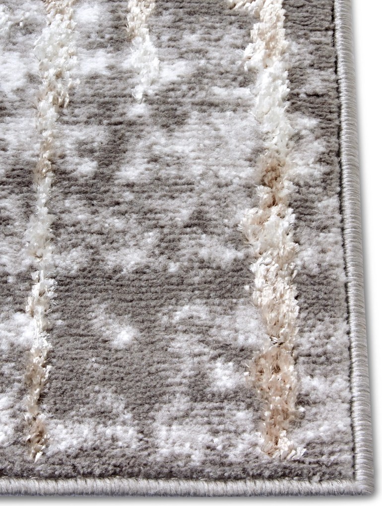 Kusový koberec Shine 105925 Abstract Cream Grey, 200x280, šedá, obývacia izba, Hanse Home