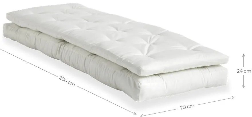 Béžové rozkladacie kreslo vhodné do exteriéru Karup Design Design OUT™ Buckle Up Beige