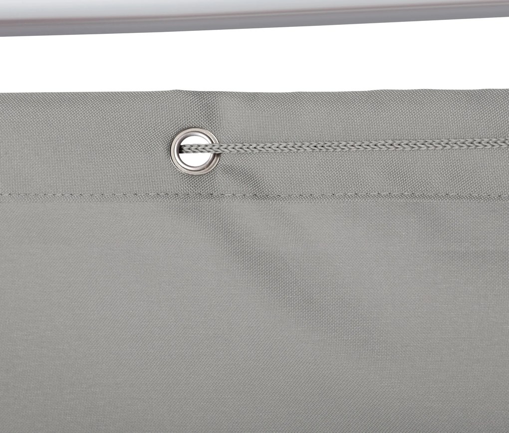 Balkónová clona a ochrana proti vetru, sivá