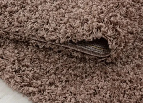 Koberce Breno Kusový koberec DREAM SHAGGY 4000 Mocca, hnedá, viacfarebná,120 x 170 cm