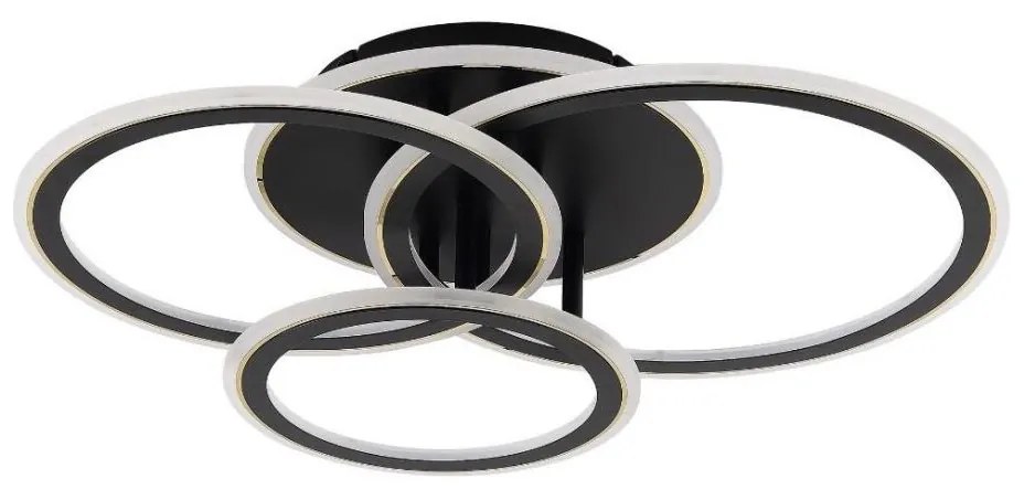 Zuma Line MS238130-BK - LED Stm. svietidlo LUNAR LED/55W/230V 3000-6000K čierna+DO