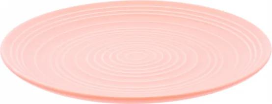 Lunasol - Tanier plytký Spiral bledoružový 23 cm - Gaya RGB (451825)