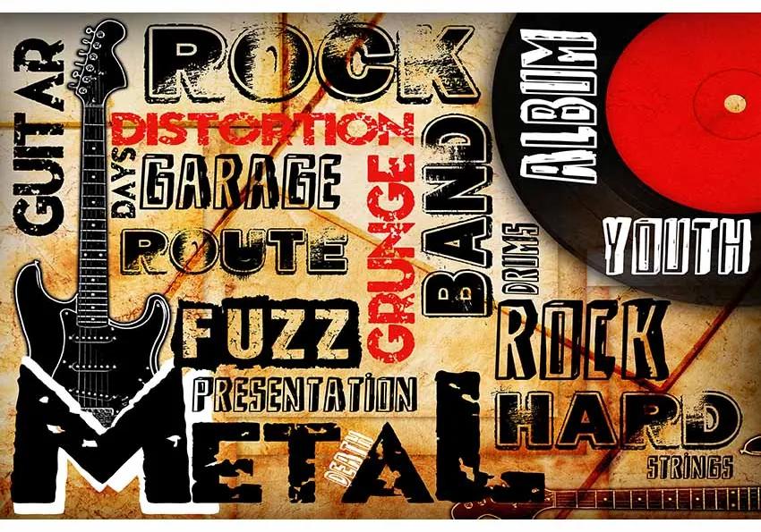 Ceduľa Metal Rock Hard